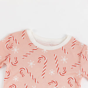 Pink Candy Cane (Long Sleeve PJ)