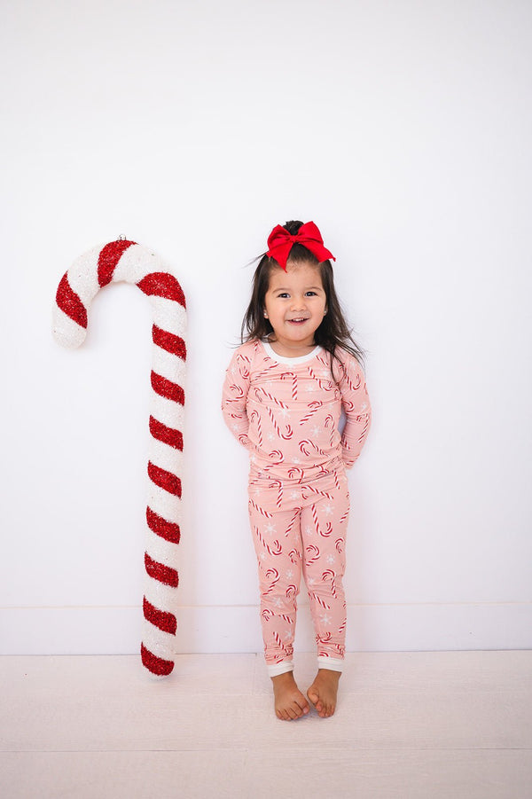 Pink Candy Cane (Long Sleeve PJ)