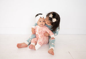 Pink Candy Cane (Convertible Zip Footies)