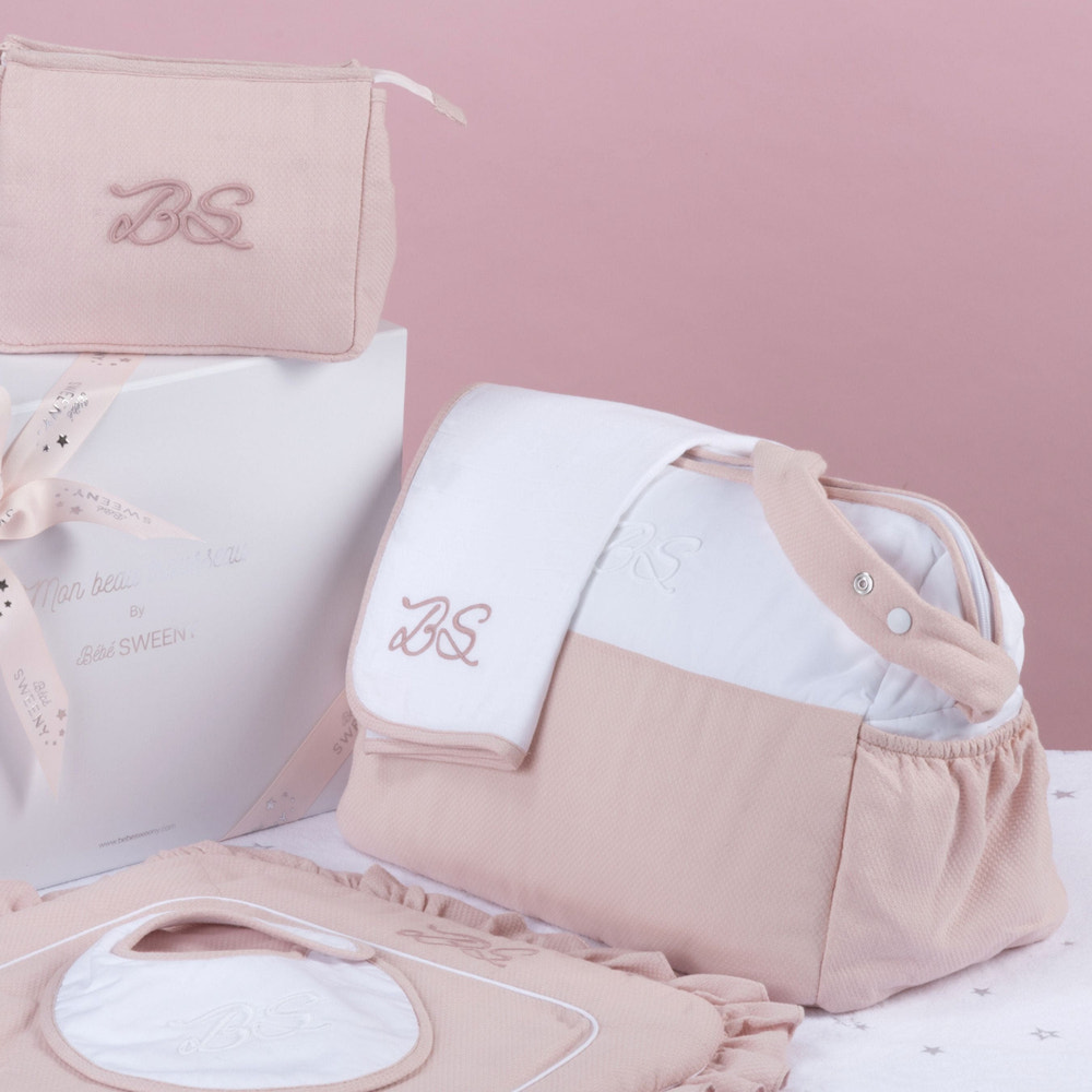 MON BEAU TROUSSEAU | Girls Dusty Rose Changing Bag (55cm) - MOOGCO Baby