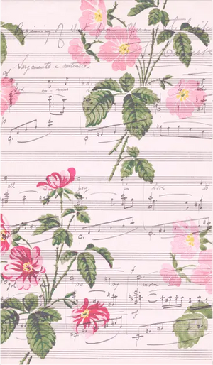 Pink Love Story Guest Napkin