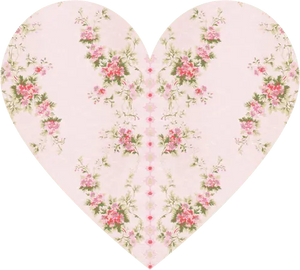 Pink Love Story Heart Shaped Plate, 16pcs
