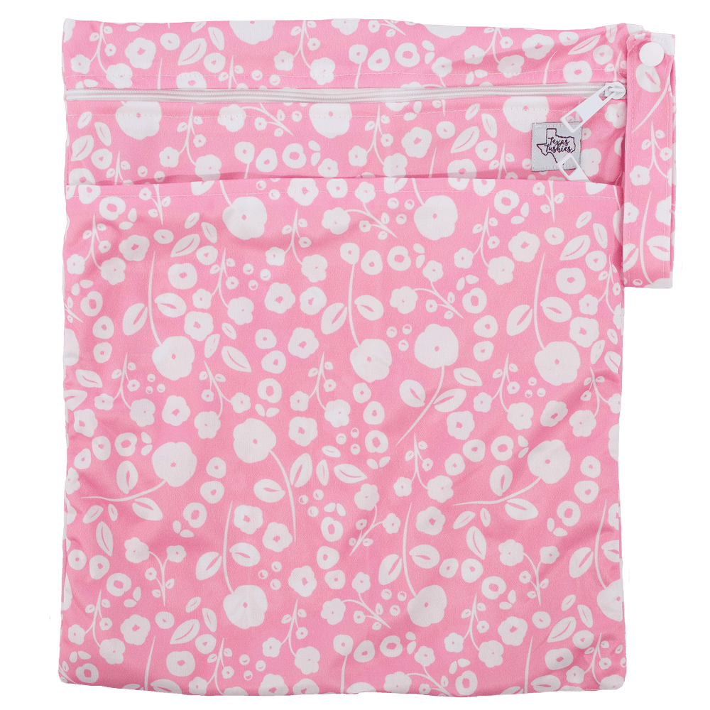 Pink Poppies - Wet Bag