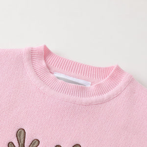 Pink Reindeer Sweater