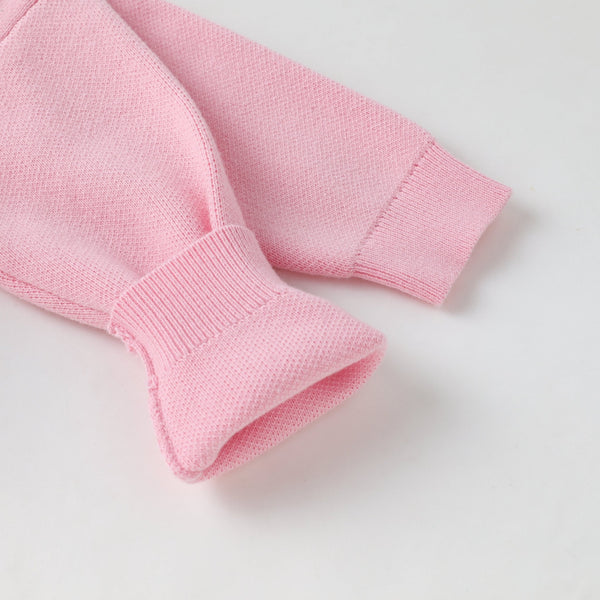 Pink Sparkly Bow Sweater