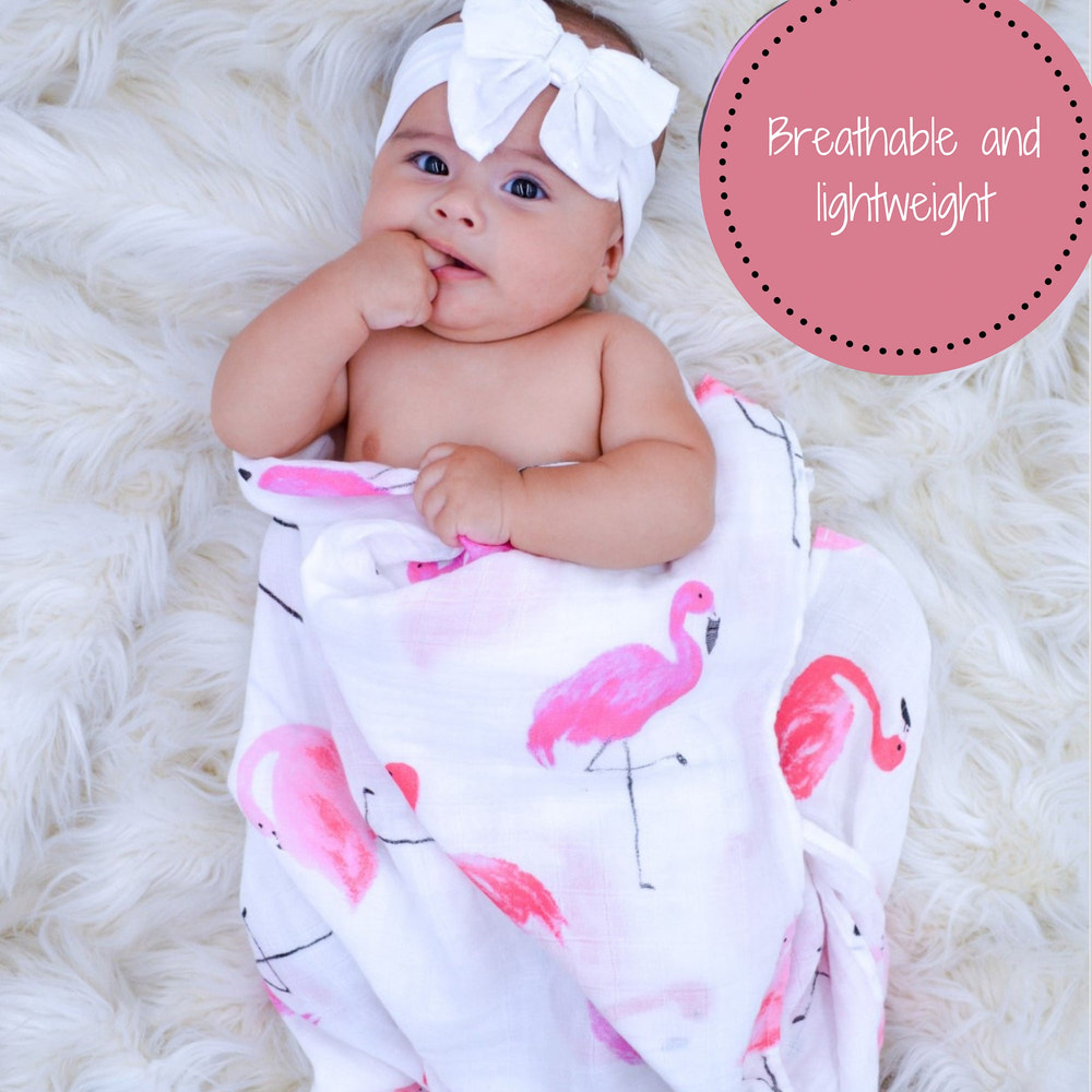 Flamazing Baby Muslin Swaddle Blanket - MOOGCO Baby