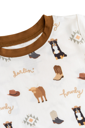 Bedtime Buckaroo Two-Piece Set