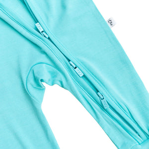 Lagoon Solid Bamboo Convertible Footie