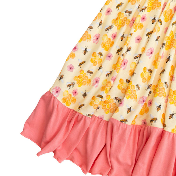 BellaGrace Bamboo Ruffle Spin Dress