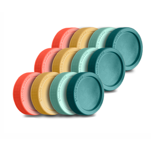 Mason Bottle Plastic Storage Lids leak-proof for breast milk baby food
