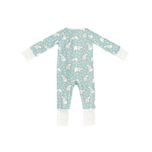 Polar Bears (Convertible Zip Footies)