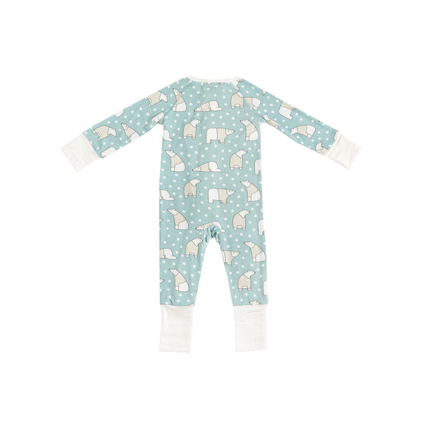 Polar Bears (Convertible Zip Footies)