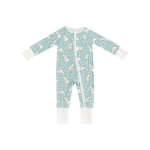 Polar Bears (Convertible Zip Footies)