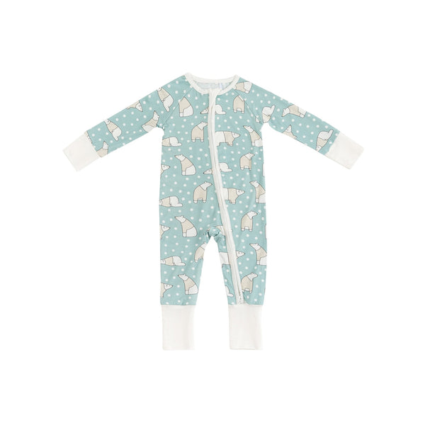 Polar Bears (Convertible Zip Footies)