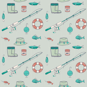 Fishing Poles Polo Romper