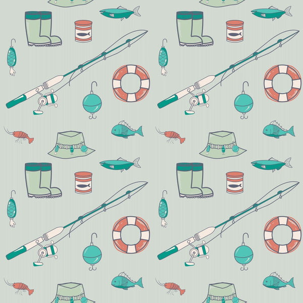 Fishing Poles Polo Romper