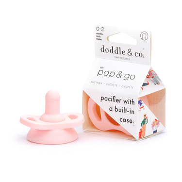 Pop & Go Pacifiers - Blush - MOOGCO Baby