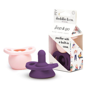 Pop & Go Pacifiers - Blush/Lilac