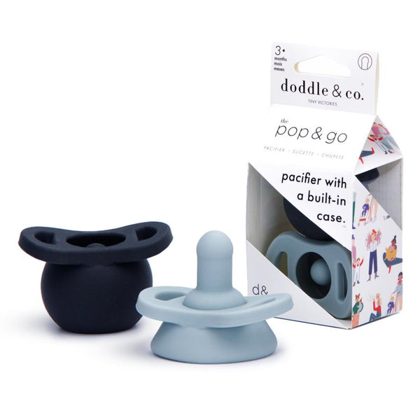 Pop & Go Pacifiers - Cloud 9/Coal