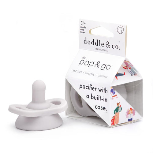 Pop & Go Pacifiers - Grey