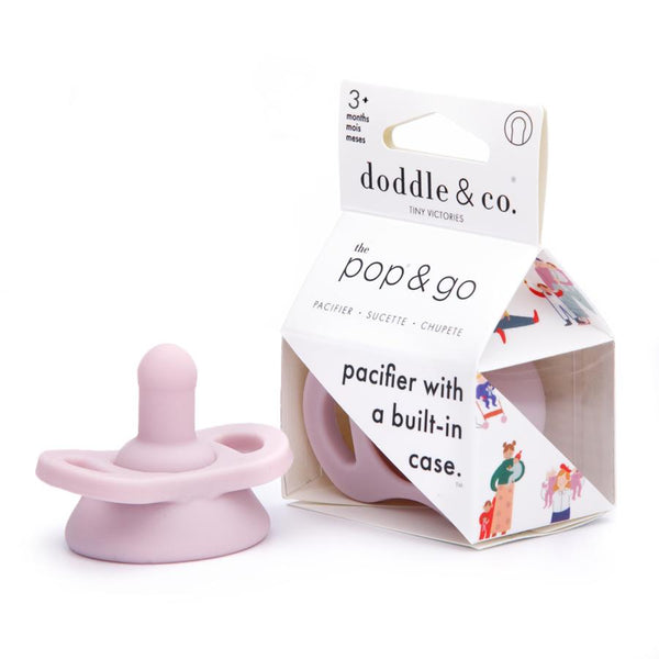 Pop & Go Pacifiers - Lilac - MOOGCO Baby