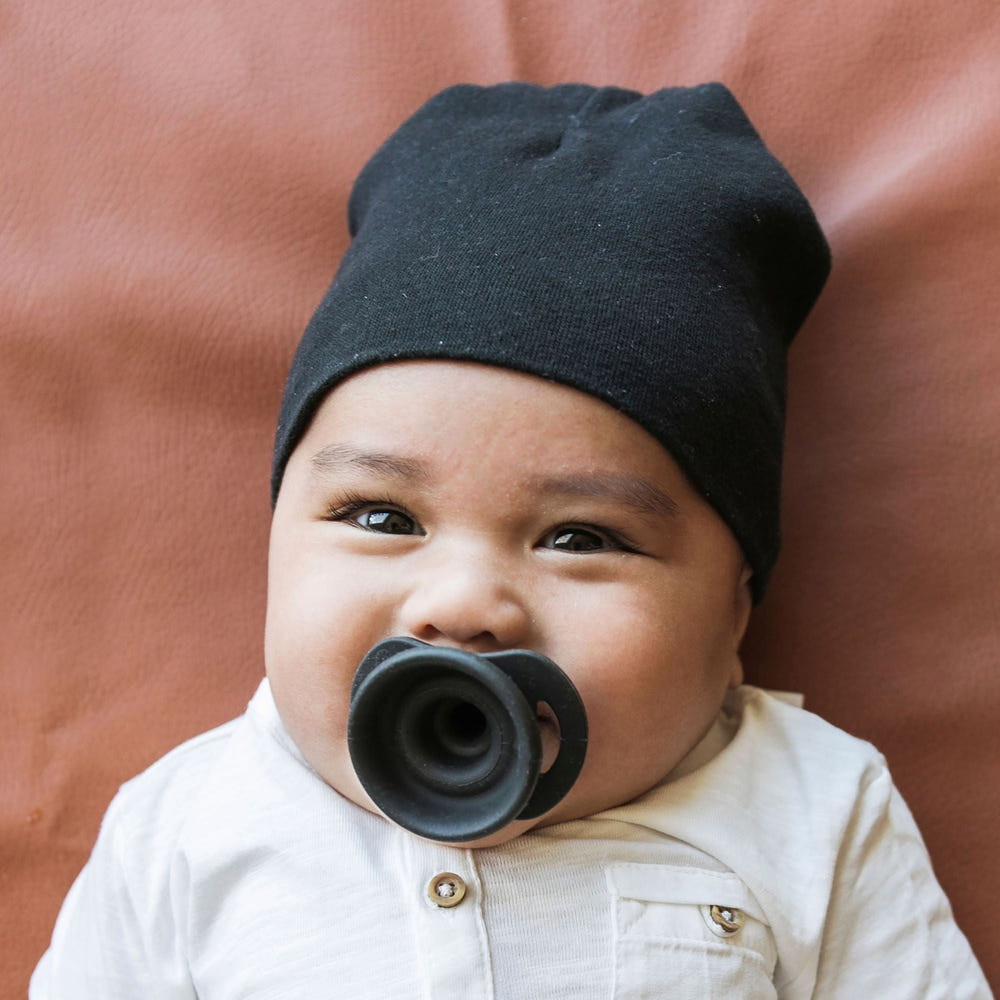 Pop & Go Pacifiers - Marble Grey - MOOGCO Baby