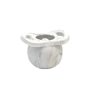 Pop & Go Pacifiers - Marble Grey - MOOGCO Baby
