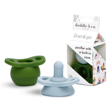 Pop & Go Pacifiers - Scout/Cloud 9 - MOOGCO Baby