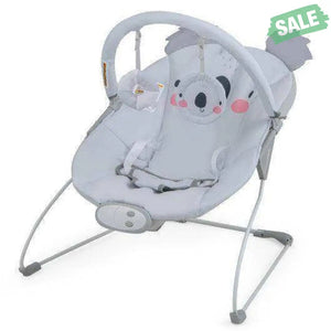 Portable Baby Bouncer Infant Rocker Seat with Detachable Toy Bar-Gray Baby Bouncer & Rocker