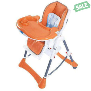 Portable Folding Baby High Chair Toddler Feeding Seat-orange High Chairs