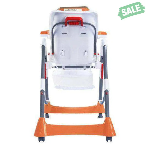 Portable Folding Baby High Chair Toddler Feeding Seat-orange High Chairs