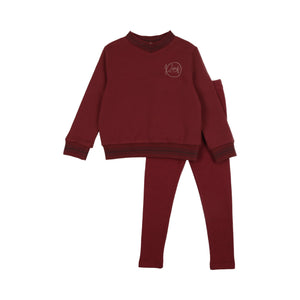 Varsity Set- Burgundy