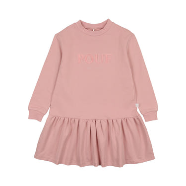 Pink Pouf Sweater Dress for babies, stylish and cozy clothing for little ones. Perfect for any occasion.