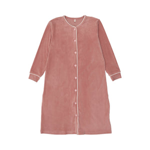 Velour Nightgown- Dusty Pink