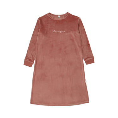 Stay Cozy Nightgown in Rose for babies, perfect for comfortable sleep and bedtime snuggles.