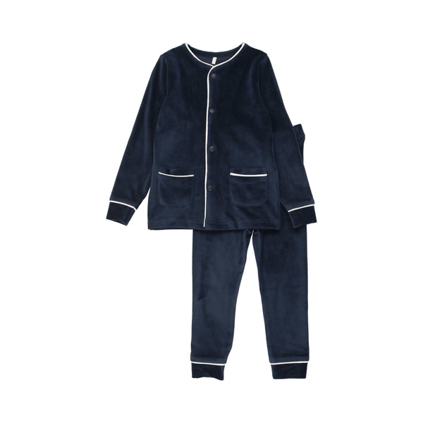 Velour PJ- Navy