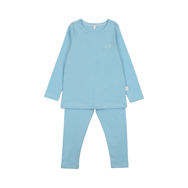 Stitched PJ- Bright Blue