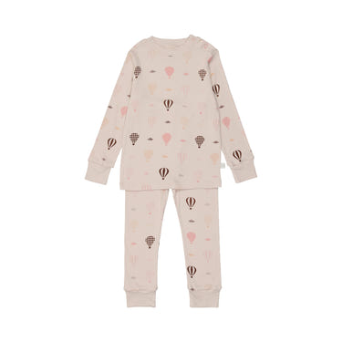 Pink Hot Air Balloon PJ for babies, cozy sleepsuit perfect for bedtime comfort and style.