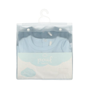 2 Pack Footies-Blue