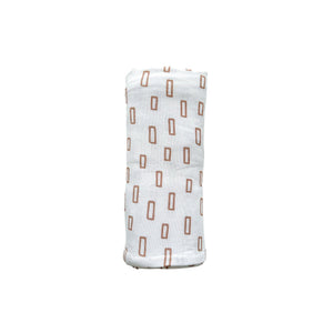 Neutral Rectangle Bamboo Baby Swaddle Blanket – Soft Stretch Newborn Swaddle