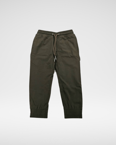 Pre-order Veteran Slim Fit Jogger in Army for babies and toddlers, stylish and comfortable bottoms.