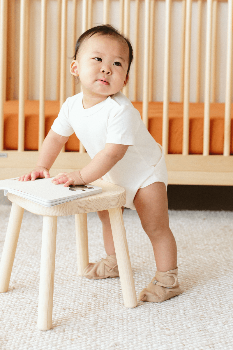 PREEMIE STAY ON BOOTS | SANDSTONE - MOOGCO Baby