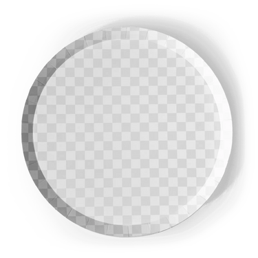 Premium Checkered Light Gray Plate (8pcs)