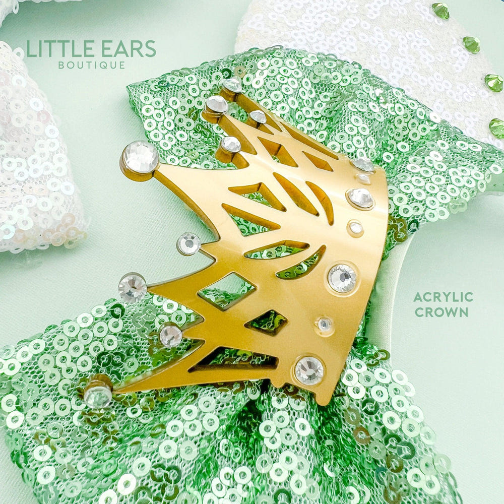 Princess & Frog White Mickey Ears - Adorable baby furniture accessory for a whimsical nursery decor.