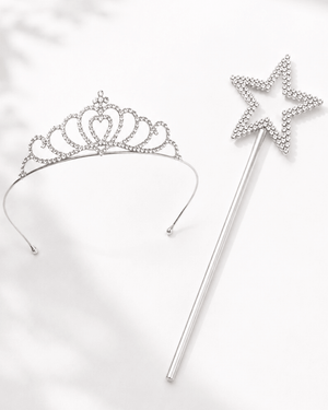 Princess Tiara & Star Wand Set