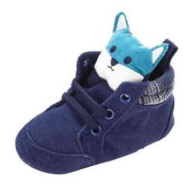 Blue Fox Baby Animal First Walkers - Adorable shoes for infants, perfect for their first steps in style.