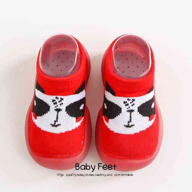 Red Panda Animal Sock Shoes for babies - cute and cozy footwear for little ones.