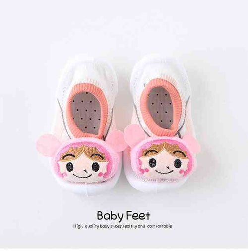 Baby girl doll sock shoes - cute and comfy footwear for little ones, perfect for playtime and everyday wear.