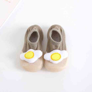 Funny Egg baby doll sock shoes, perfect for little feet in a playful design. Ideal for comfort and style!