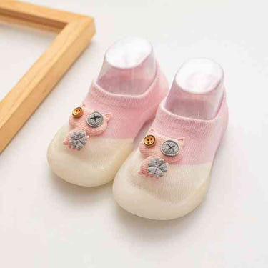 Pink Baby Owl Shoes - Adorable footwear for infants, perfect for comfort and style.